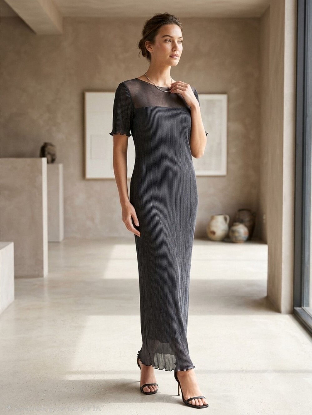 NWT French Connection Black Mesh Stunning Dress Sz XS